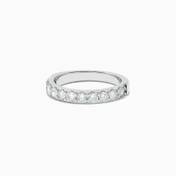 Rings|effyjewelry.com Bridal 14K White Gold Prong Set Diamond Band, 0.98 TCW