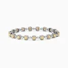 Bracelets|Effy Jewelry Canare 18K Gold Yellow u0026 White Diamond Tennis Bracelet, 4.71 TCW