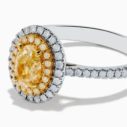 Rings|Effy Jewelry Canare 18K Two Tone Gold White u0026 Yellow Diamond Ring