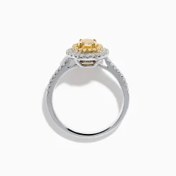 Rings|Effy Jewelry Canare 18K Two Tone Gold White u0026 Yellow Diamond Ring