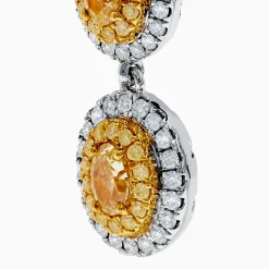 Earrings|Effy Jewelry Canare 18K Two Tone Gold White u0026 Yellow Gold Earrings