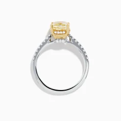 Rings|Effy Jewelry Canare 18K Two Tone Gold Yellow and White Diamond Ring