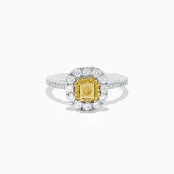 Rings|BH Multi Canare 14K Two Tone Gold Yellow and White Diamond Ring