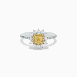 Rings|BH Multi Canare 14K Two Tone Gold Yellow and White Diamond Ring
