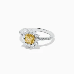 Rings|BH Multi Canare 14K Two Tone Gold Yellow and White Diamond Ring