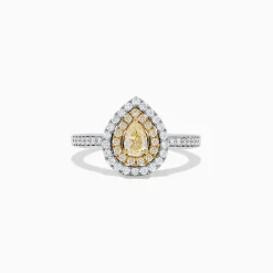 Rings|BH Multi Canare 14K Two Tone Gold Yellow and White Diamond Ring