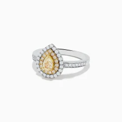 Rings|BH Multi Canare 14K Two Tone Gold Yellow and White Diamond Ring