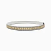 Bracelets|Effy Jewelry Canare 14k White Gold Yellow Diamond Bangle 3.40 TCW