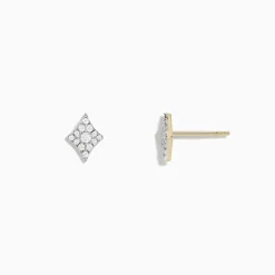 Earrings|Effy Jewelry Casino 14K Yellow Gold Diamond Diamonds Suit Stud Earrings