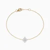 Bracelets|Effy Jewelry Casino 14K Yellow Gold Diamond Spade Suit Bracelet