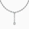 Necklaces & Pendants|BH Multi Classique 18K White Gold Diamond Lariat Necklace, 3.74 TCW