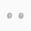 Earrings|Effy Jewelry Classique 14K White Gold Diamond Stud Earrings 0.59 TCW