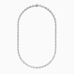 Necklaces & Pendants|Effy Jewelry Classique 14K White Gold Diamond Tennis Necklace 7.92 TCW