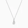 Necklaces & Pendants|Effy Jewelry Classique 14K White Gold Diamond Pendant