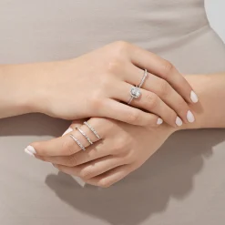 Rings|Effy Jewelry Classique 14K White Gold Diamond Ring, 0.50 TCW