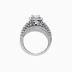 Rings|Effy Jewelry Classique 14K White Gold Diamond Ring, 1.21 TCW
