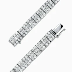 Bracelets|BH Multi Classique 14K White Gold Diamond Tennis Bracelet, 6.20 TCW