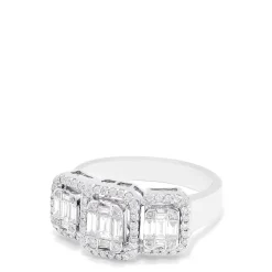 Rings|Effy Jewelry Classique 14K White Gold Diamond Ring, 0.88 TCW