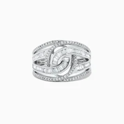 Rings|Effy Jewelry Classique 14K White Gold Diamond Ring, 0.81 TCW