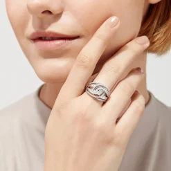 Rings|Effy Jewelry Classique 14K White Gold Diamond Ring, 0.81 TCW