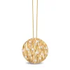 Necklaces & Pendants|Effy Jewelry D'Oro 14K Textured Yellow Gold Diamond Pendant, 0.83 TCW