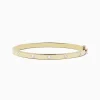 Bracelets|Effy Jewelry D'Oro 14k Yellow Gold Bezel Set Diamond Bangle 0.35 TCW