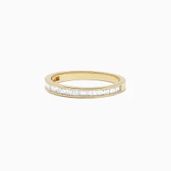 Rings|BH Multi D'Oro 14K Yellow Gold Channel Set Diamond Band, 0.44 TCW