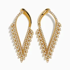 Earrings|Effy Jewelry D'Oro 14k Yellow Gold Diamond Statement Earrings