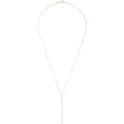 Necklaces & Pendants|Effy Jewelry D'Oro 14K Yellow Gold Diamond Vertical Pendant, 0.14 TCW