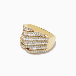 Rings|Effy Jewelry D'Oro 14K Yellow Gold Diamond Ring