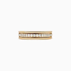 Rings|Effy Jewelry D'Oro 14K Yellow Gold Diamond Band, 0.25 TCW