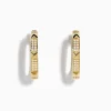 Earrings|Effy Jewelry D'Oro 14K Yellow Gold Diamond Hoop Earrings