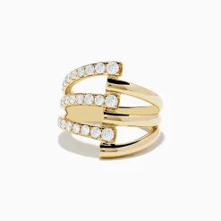 Rings|Effy Jewelry D'Oro 14K Yellow Gold Diamond Ring