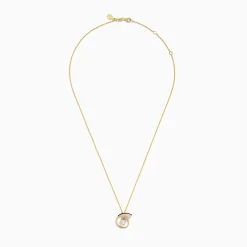 Necklaces & Pendants|Effy Jewelry D'Oro 14K Yellow Gold Diamond Spiral Pendant