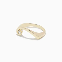 Rings|BH Multi D'Oro 14K Yellow Gold Diamond Swirl Ring