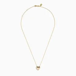 Necklaces & Pendants|Effy Jewelry D'Oro 14K Yellow Gold Diamond Heart Pendant
