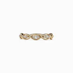 Rings|Effy Jewelry D'Oro 14K Yellow Gold Diamond Ring, 0.20 TCW