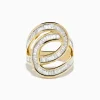 Rings|Effy Jewelry D'Oro 14K Yellow Gold Diamond Statement Ring