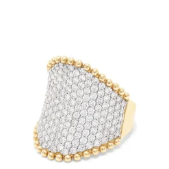 Rings|Effy Jewelry D'Oro 14K Yellow Gold Diamond Pave Ring, 2.50 TCW