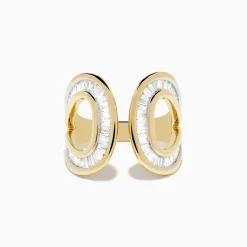 Rings|Effy Jewelry D'Oro 14K Yellow Gold Diamond Open Ring