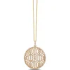 Necklaces & Pendants|Effy Jewelry D'Oro 14K Yellow Gold Diamond Maze Pendant, 1.00 TCW