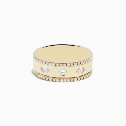 Rings|Effy Jewelry D'Oro 14K Yellow Gold Diamond Ring