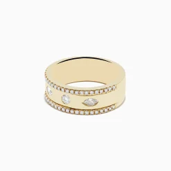 Rings|Effy Jewelry D'Oro 14K Yellow Gold Diamond Ring
