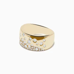 Rings|Effy Jewelry D'Oro 14K Yellow Gold Scattered Diamonds Ring