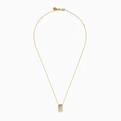 Necklaces & Pendants|Effy Jewelry D'Oro 14K Yellow Gold Scattered Diamonds Pendant