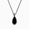 Necklaces & Pendants|BH Multi Eclipse 925 Sterling Silver Onyx Pendant, 4.56 TCW