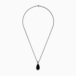 Necklaces & Pendants|BH Multi Eclipse 925 Sterling Silver Onyx Pendant, 4.56 TCW