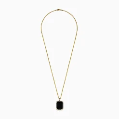 Mens|Effy Jewelry Eclipse Men's 14K Yellow Gold Onyx Pendant