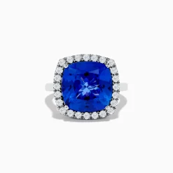 Rings|Effy Jewelry Hematian 14K White Gold Tanzanite and Diamond Ring