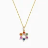 Necklaces & Pendants|BH Multi 14K Gold Multi Sapphire u0026 Diamond Star of David Pendant, 1.96 TCW